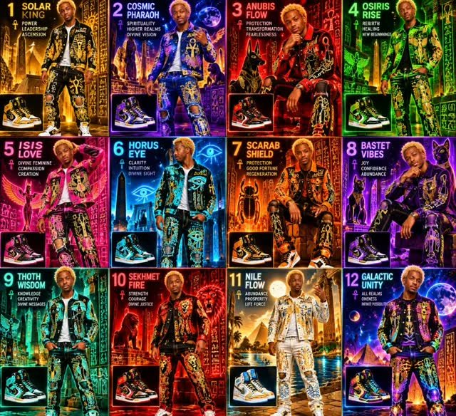 Twelve looks with matching sneakers, from Solar King to Galactic Unity